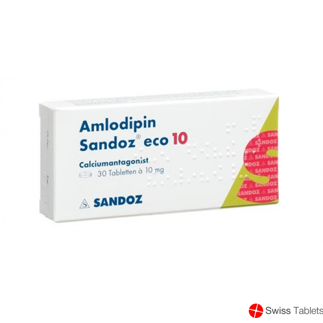 Amlodipin Sandoz Eco Tabletten 10mg 100 Stück buy online