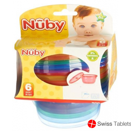 Nûby Breischalen Picknick-Set 300ml 6 Stück buy online
