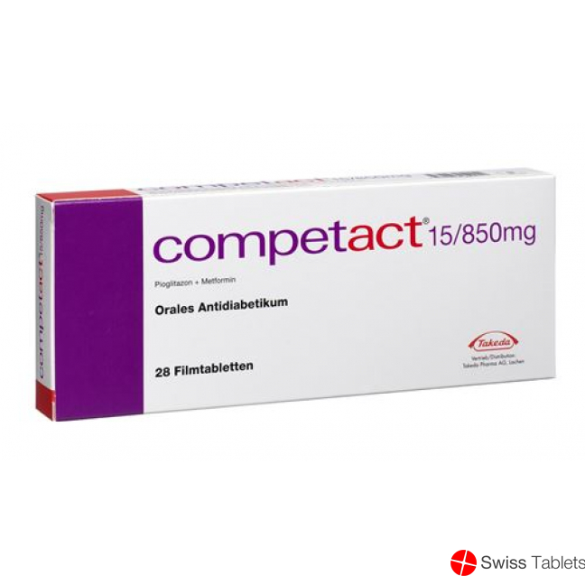 Competact Filmtabletten 15/850mg 98 Stück buy online
