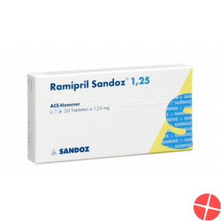Ramipril Sandoz Tabletten 1.25mg 100 Stück