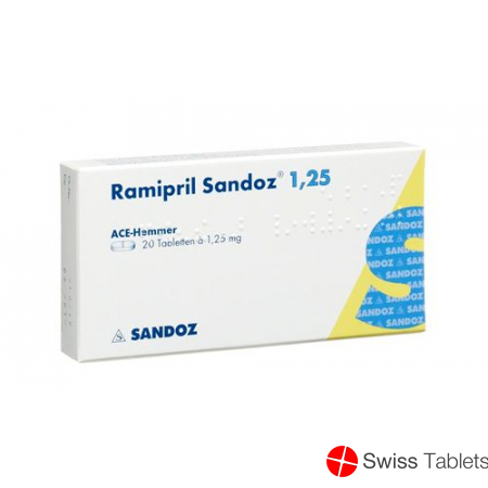Ramipril Sandoz Tabletten 1.25mg 100 Stück buy online