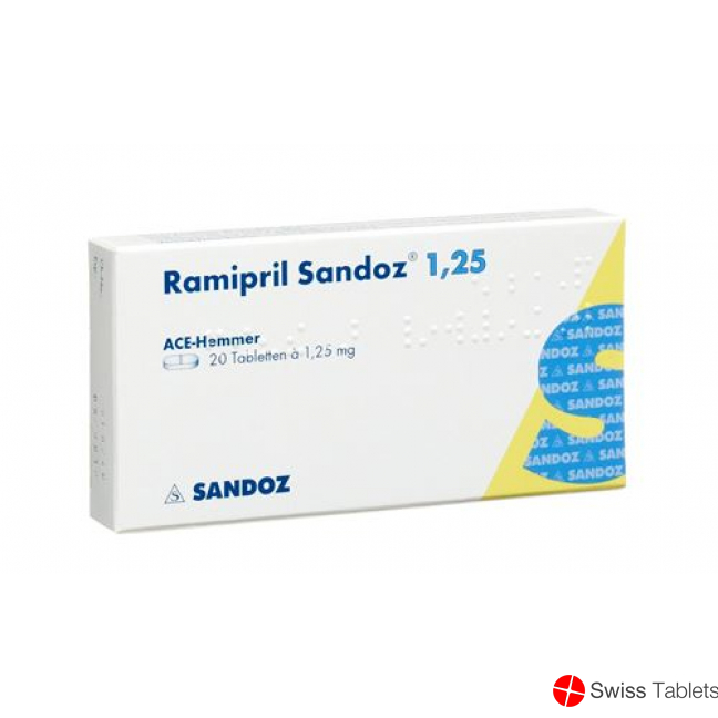 Ramipril Sandoz Tabletten 1.25mg 100 Stück buy online