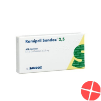 Ramipril Sandoz 2.5 mg 100 tablets
