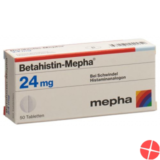 Betahistin Mepha 24mg 100 Tabletten