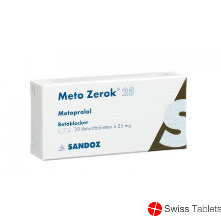 Meto Zerok Retard Tabletten 25mg 100 Stück buy online Meto Zerok Retard Tabletten 25mg 100 Stück buy online
