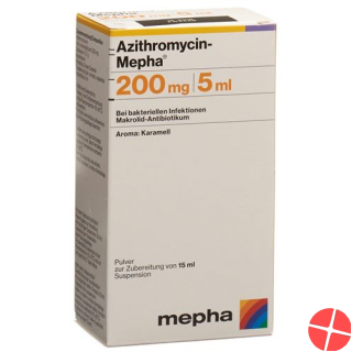 Azithromycin Mepha Suspension 200mg/5ml 30ml