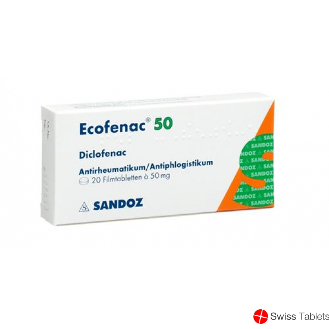 Ecofenac 50 Filmtabletten 50mg 20 Stück buy online