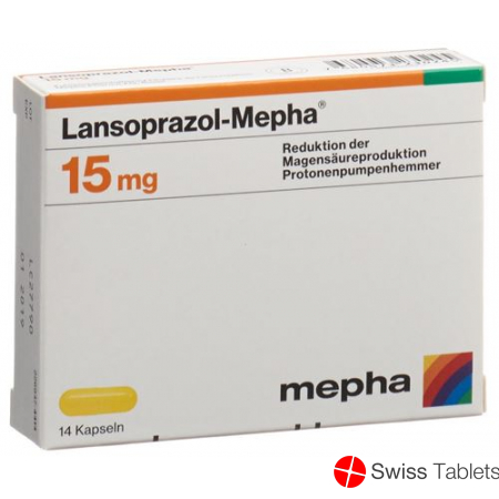 Lansoprazol Mepha Kapseln 15mg 56 Stück buy online
