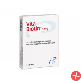 Vita Biotin Tabletten 5mg 25 Stück