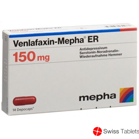 Venlafaxin Mepha ER 150 Depocaps 150mg 28 Stück buy online
