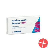 Azithromycin Sandoz Filmtabletten 250mg 6 Stück