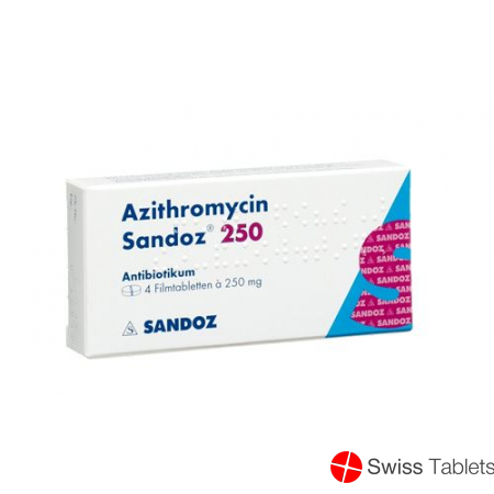 Azithromycin Sandoz Filmtabletten 250mg 6 Stück buy online
