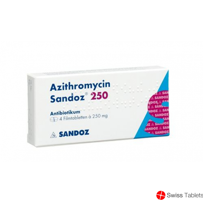 Azithromycin Sandoz Filmtabletten 250mg 6 Stück buy online
