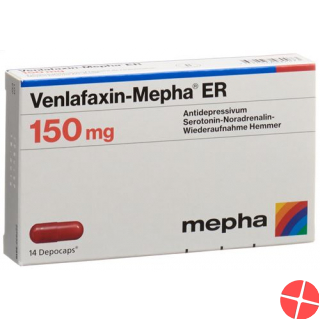 Venlafaxin Mepha ER 150 Depocaps 150mg 98 Stück