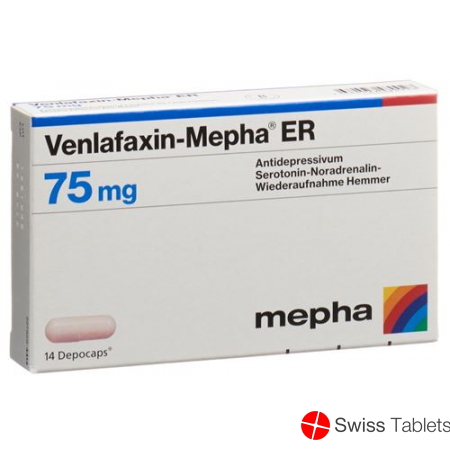 Venlafaxin Mepha ER 75 Depocaps 75mg 98 Stück buy online