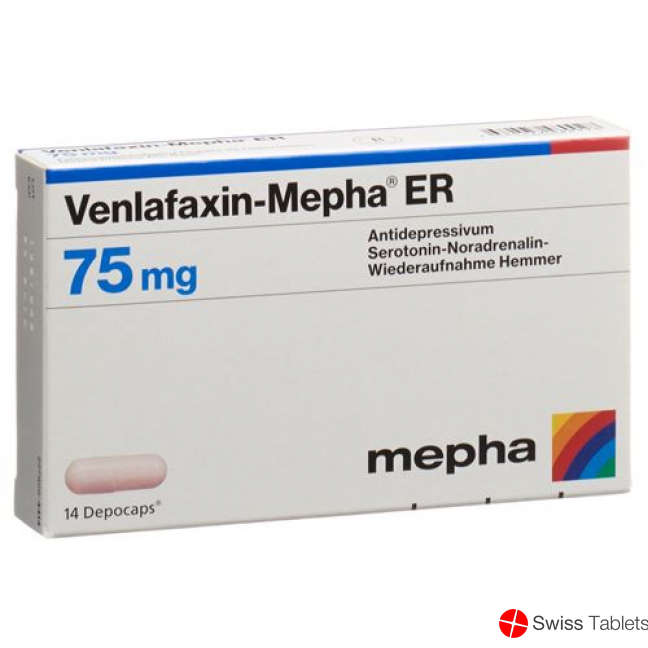 Venlafaxin Mepha ER 75 Depocaps 75mg 98 Stück buy online
