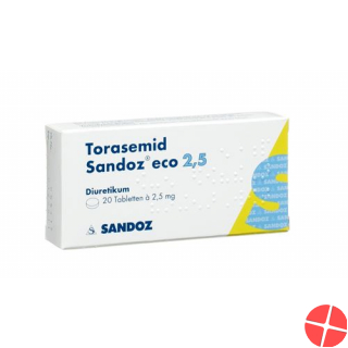 Torasemid Sandoz Eco Tabletten 2.5mg 100 Stück