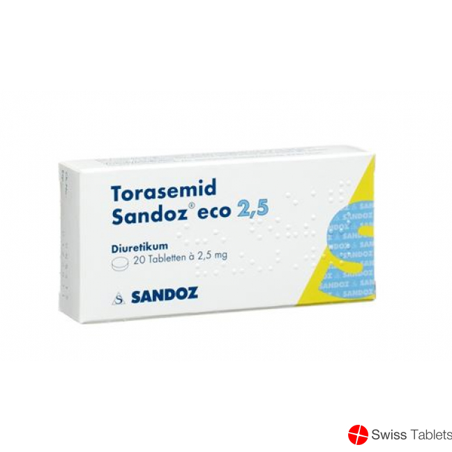 Torasemid Sandoz Eco Tabletten 2.5mg 100 Stück buy online