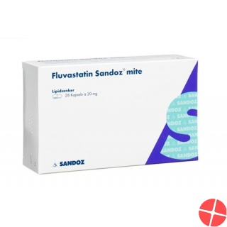 Fluvastatin Sandoz Mite Kapseln 20mg 98 Stück