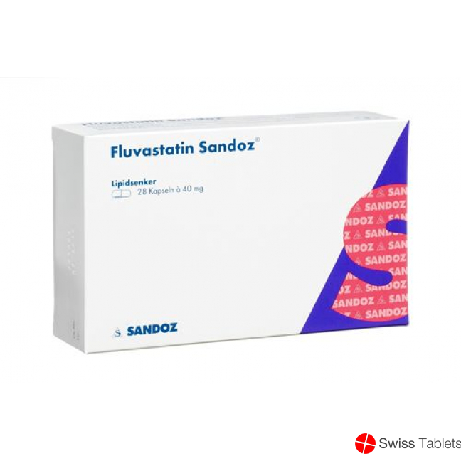 Fluvastatin Sandoz Kapseln 40mg 98 Stück buy online