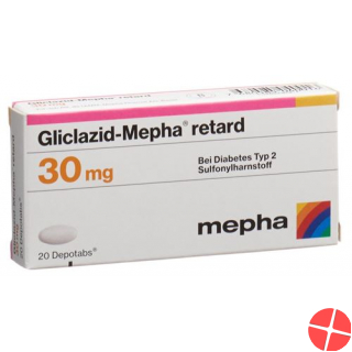 Gliclazid Mepha 30 Retard Depotabs 30mg 120 Stück