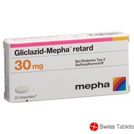 Gliclazid Mepha 30 Retard Depotabs 30mg 120 Stück buy online