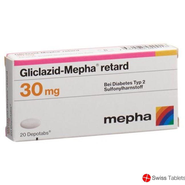 Gliclazid Mepha 30 Retard Depotabs 30mg 120 Stück buy online