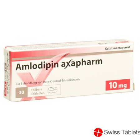 Amlodipin Axapharm Tabletten 10mg 100 Stück buy online