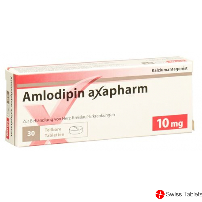 Amlodipin Axapharm Tabletten 10mg 100 Stück buy online