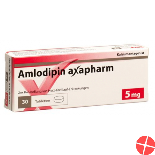 Amlodipin Axapharm Tabletten 5mg 100 Stück