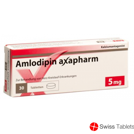 Amlodipin Axapharm Tabletten 5mg 100 Stück buy online