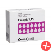 Timoptic Augentropfen 0.5% (neu) 3 Flasche 5ml