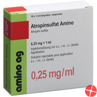 Atropinsulfat Amino 0.25mg/ml 100 Ampullen 1ml