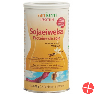 Sanform Soja Eiweiss Pulver Vanille Dose 425g