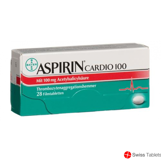 Aspirin Cardio 100 Filmtabletten 100mg 98 Stück buy online