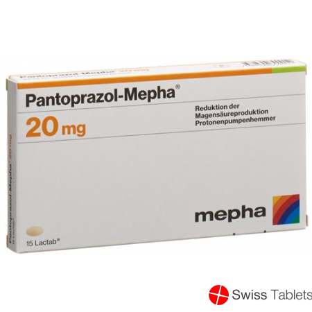 Pantoprazol Mepha Lactabs 20mg 120 Stück buy online