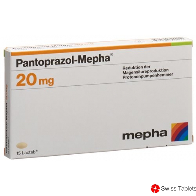 Pantoprazol Mepha Lactabs 20mg 60 Stück buy online