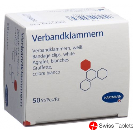 IVF Verbandklammern Latexfrei Weiss 50 Stück buy online