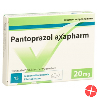 Pantoprazol Axapharm Filmtabletten 20mg 60 Stück
