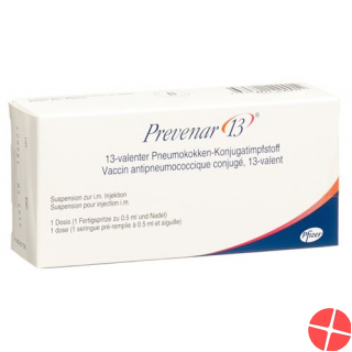 Prevenar 13 mit Nadeln 10 Fertigspritzen 0.5ml