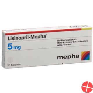 Lisinopril Mepha Tabletten 5mg 100 Stück