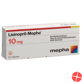 Lisinopril Mepha Tabletten 10mg 100 Stück