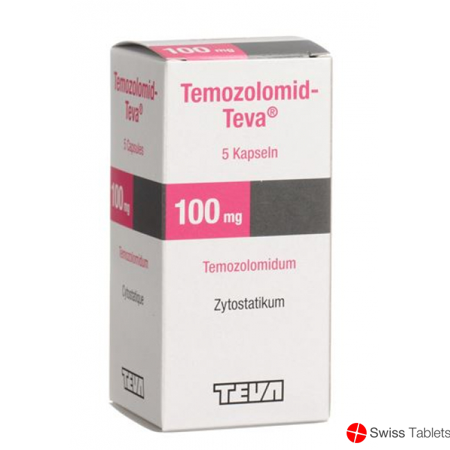 Temozolomid Teva Kapseln 100mg 20 Stück buy online