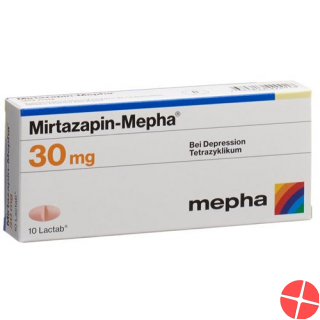 Mirtazapin Mepha Lactabs 30mg 30 Stück