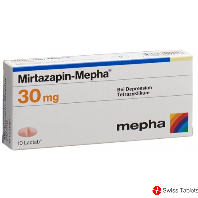 Mirtazapin Mepha Lactabs 30mg 30 Stück buy online