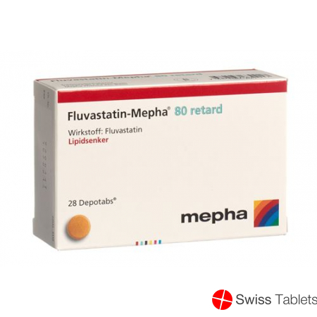 Fluvastatin Mepha Retard Depotabs 80mg 98 Stück buy online