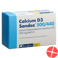 Calcium D3 Sandoz Pulver 500/440 30 Stück