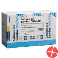 Calcium D3 Sandoz Pulver 500/440 90 Stück