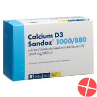 Calcium D3 Sandoz Pulver 1000/880 30 Stück