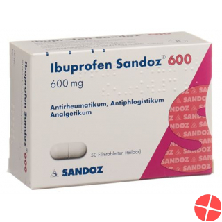 Ibuprofen Sandoz 600 mg 100 tablets